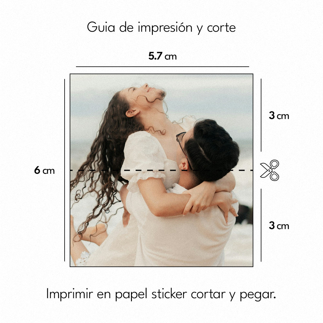 Caja de fotos personalizada