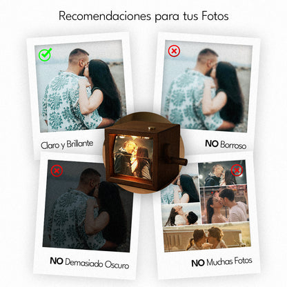 Caja de fotos personalizada